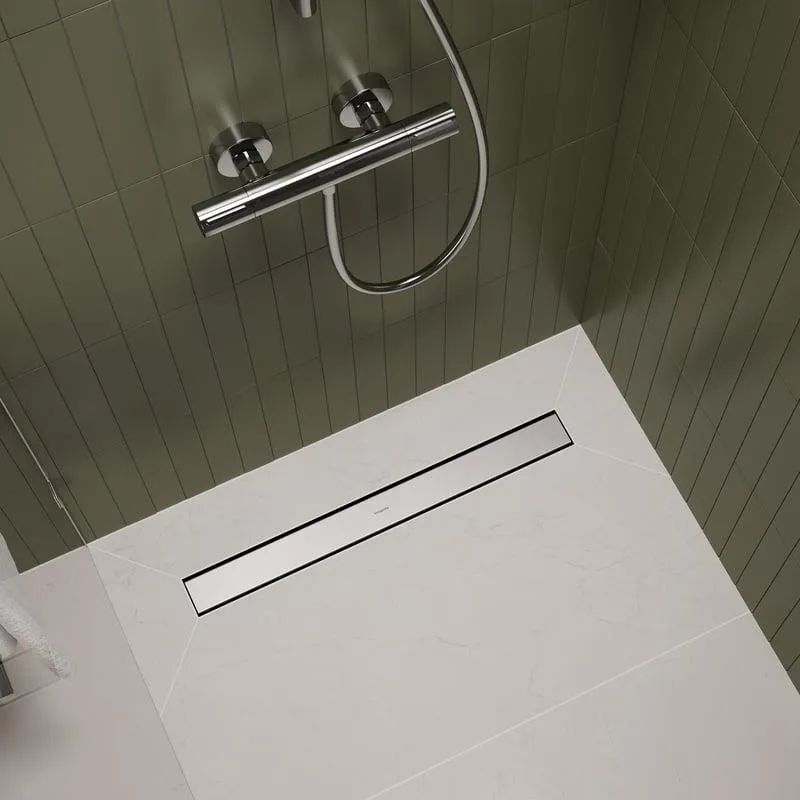 Линейный слив Hansgrohe Raindrain Go 56271800 матовая сталь
