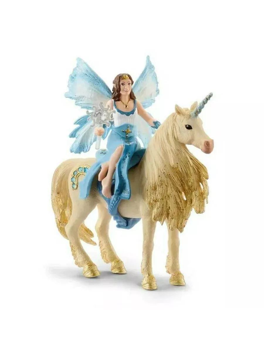 Игровой набор Schleich Айела на золотом единороге 42508