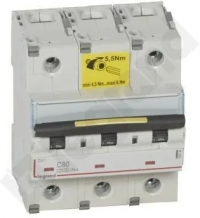 Автоматический выключатель Legrand DX3 S313 C80 3P 409280