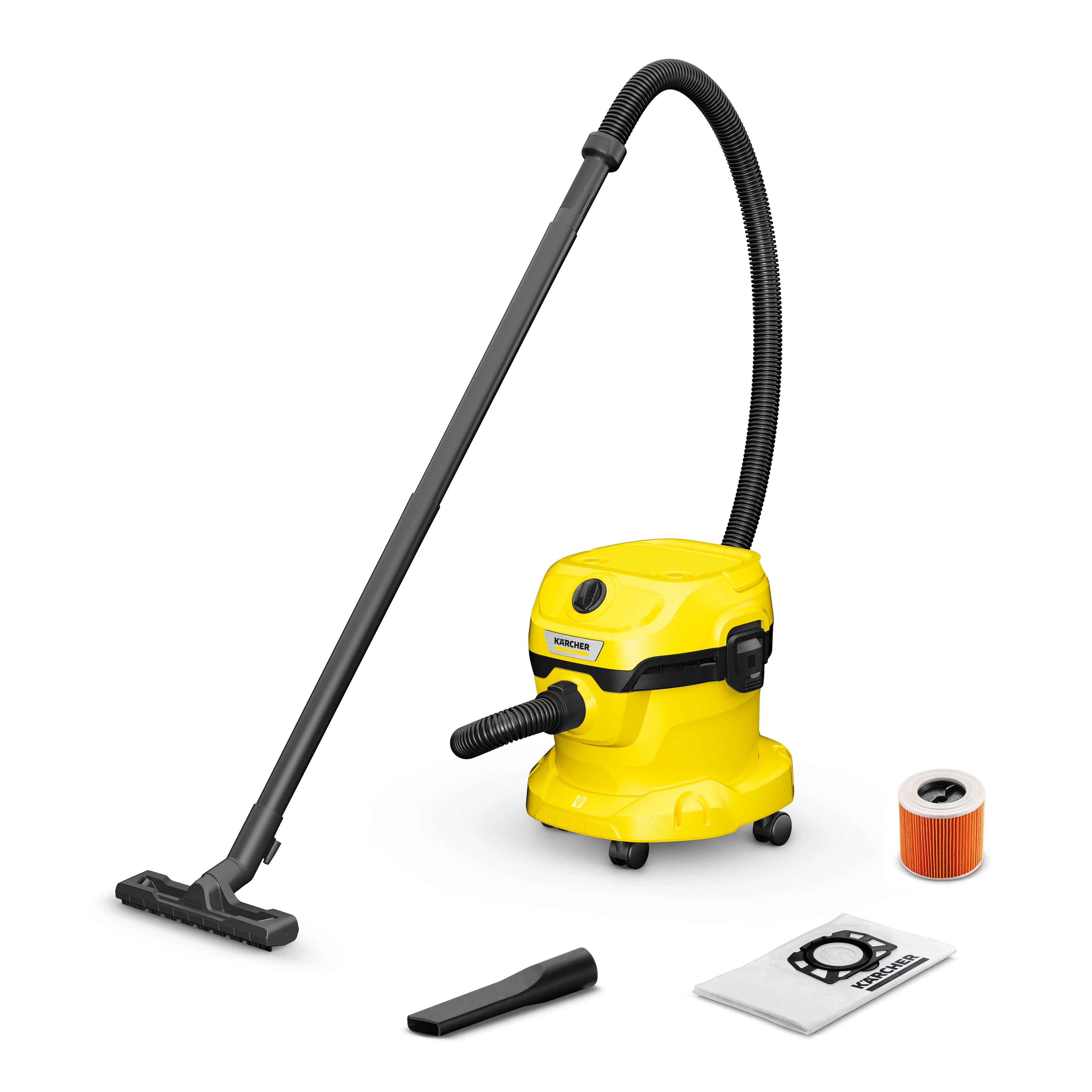 Пылесос для влажной и сухой уборки Karcher WD 2 Plus V-12/4/18/C 1.628-009.0