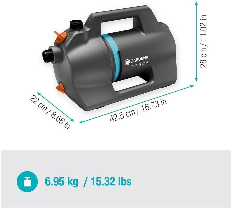 Дренажный насос для чистой воды Gardena 4100 Silent 0905020