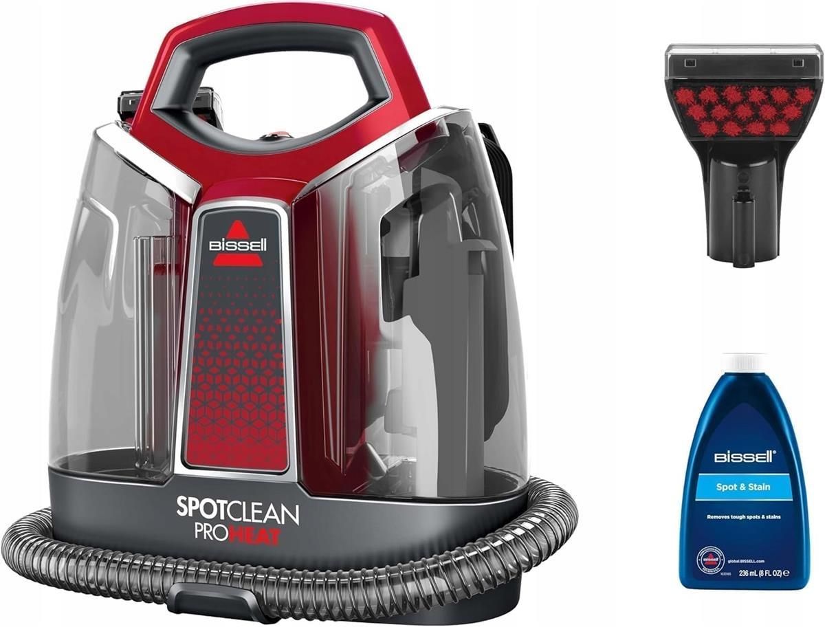 Портативный моющий пылесос BISSELL SpotClean 3698N, красный