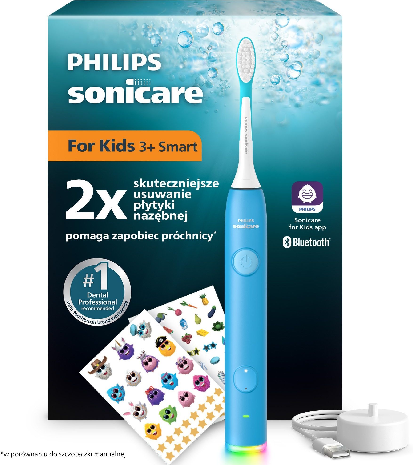 Электрическая зубная щетка Philips Sonicare Kids Smart HX6600/12