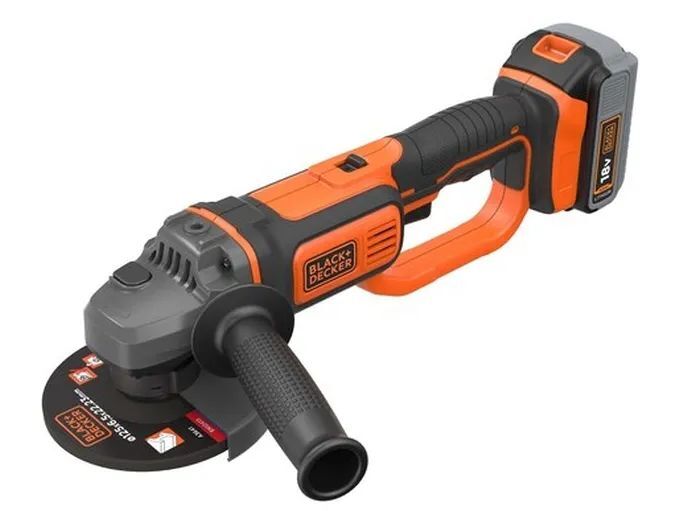 Аккумуляторная УШМ BLACK+DECKER BCG720M1, 125 мм