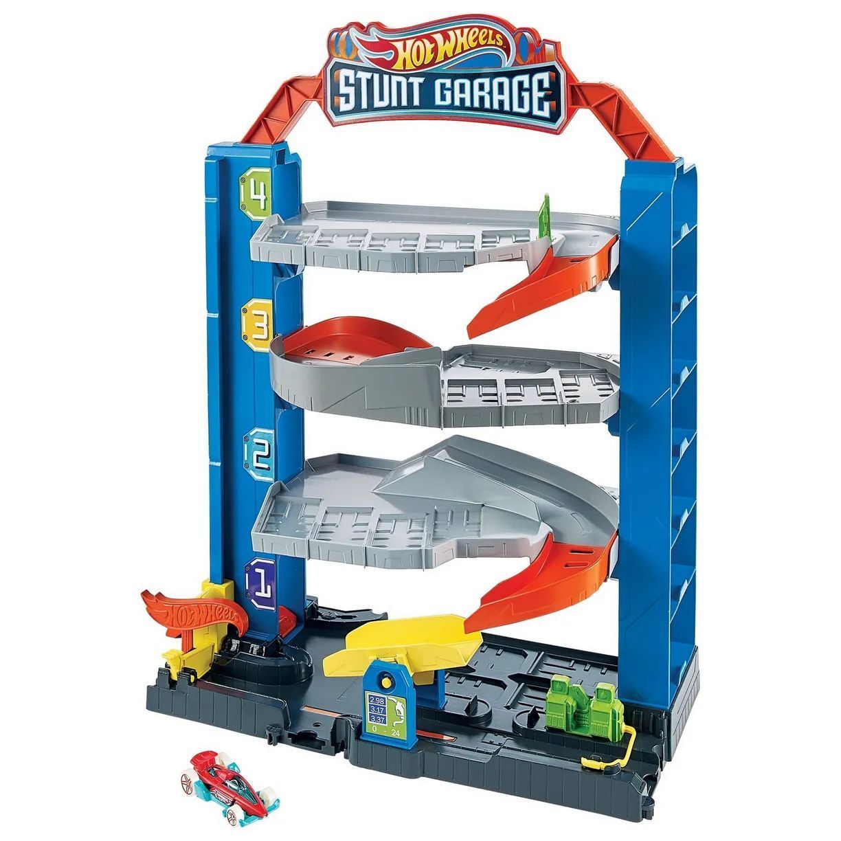 Игровой набор Hot Wheels City Переносной гараж многоуровневый GNL70
