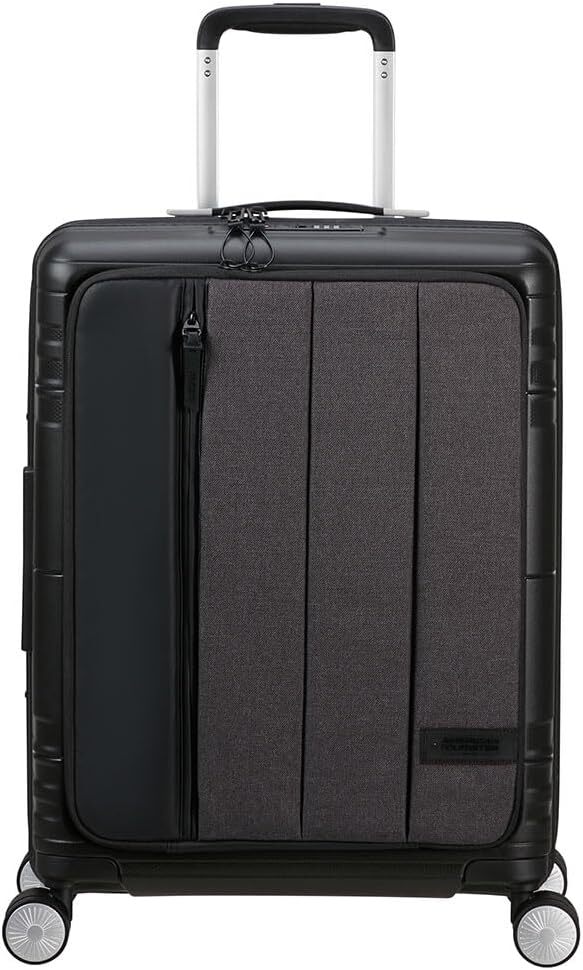 American Tourister Hello Cabin - Spinner S, увеличенная ручная кладь, 55 см, 39/45 л, серый