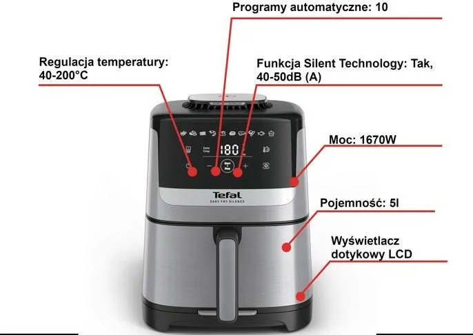 Аэрогриль Tefal Easy Fry Silence EY552D