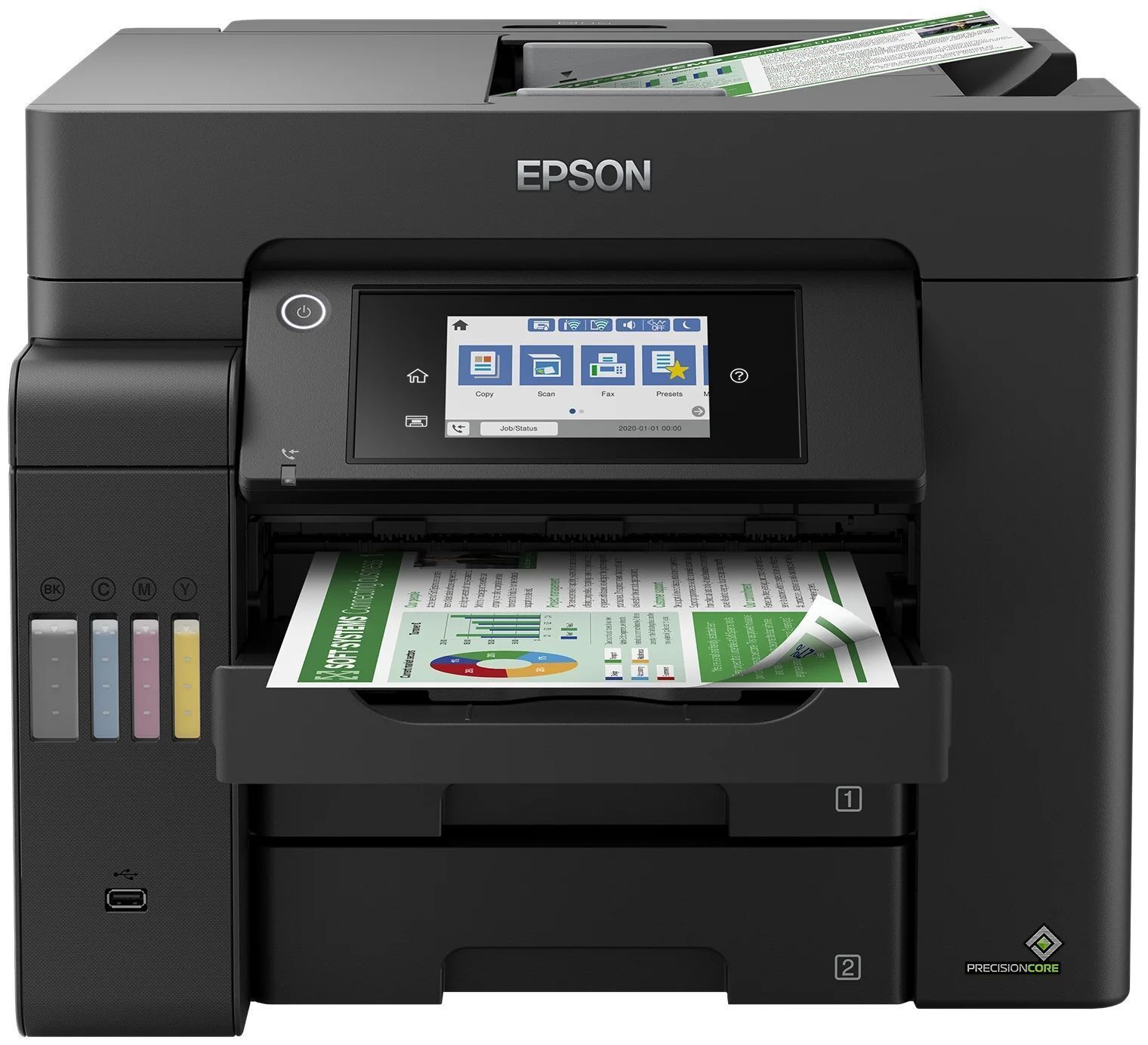 МФУ струйное Epson EcoTank L6550, цветн., A4, черный