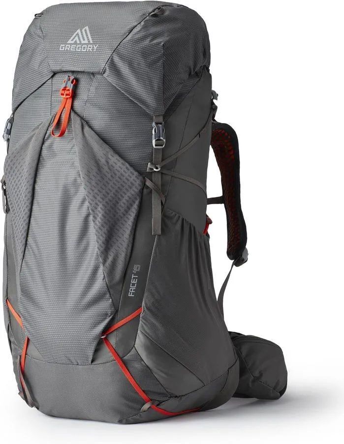 Рюкзак Gregory Facet 45 Sunset Grey, серый, оранжевый