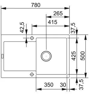 Кухонная раковина Franke Malta MLG 611-97 114.0382.758, графит