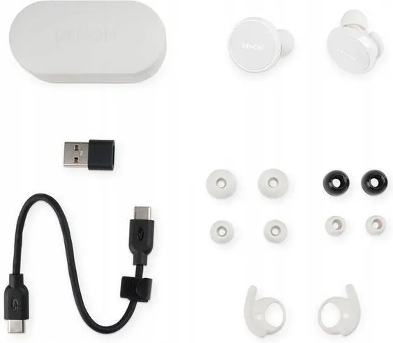 Беспроводные наушники Denon PerL Pro White