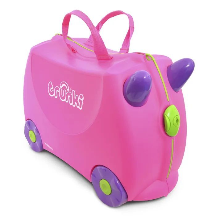 Чемодан-каталка Trunki Trixi TRU-P061, ручная кладь, 46х31х21 см, 1.7 кг, розовый