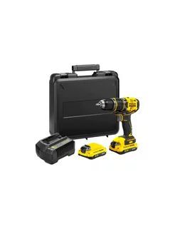 Дрель-шуруповерт аккумуляторная бесщёточная Stanley Fatmax (SFMCD720D2K)