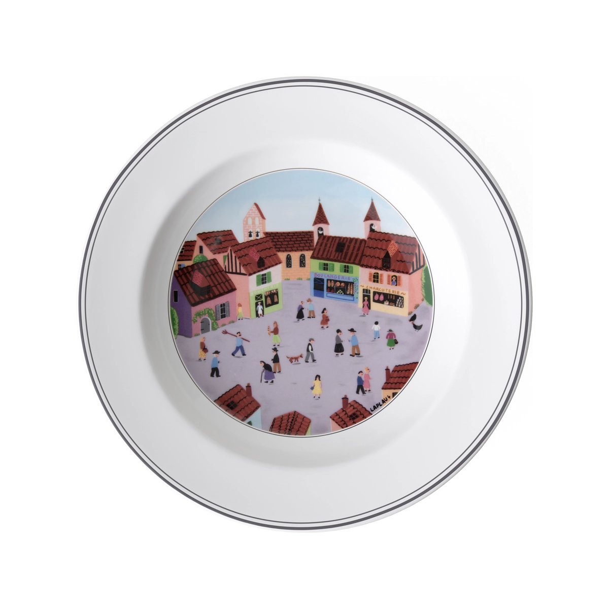 Тарелка глубокая Villeroy & Boch Design Naif Miasteczko 1023372705
