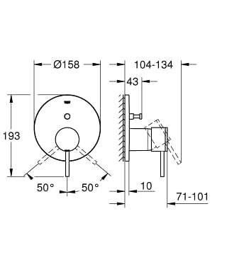 Смеситель Grohe Atrio 24066GL3