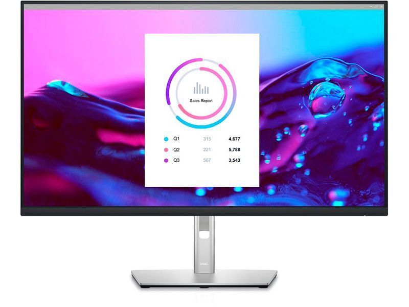 31.5" Монитор DELL P3222QE, 3840x2160, 60 Гц, IPS, серебристый/черный