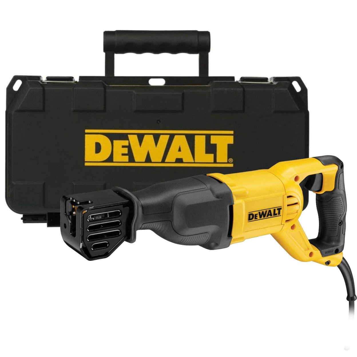 Сабельная пила DeWalt (DWE305PK), в кейсе