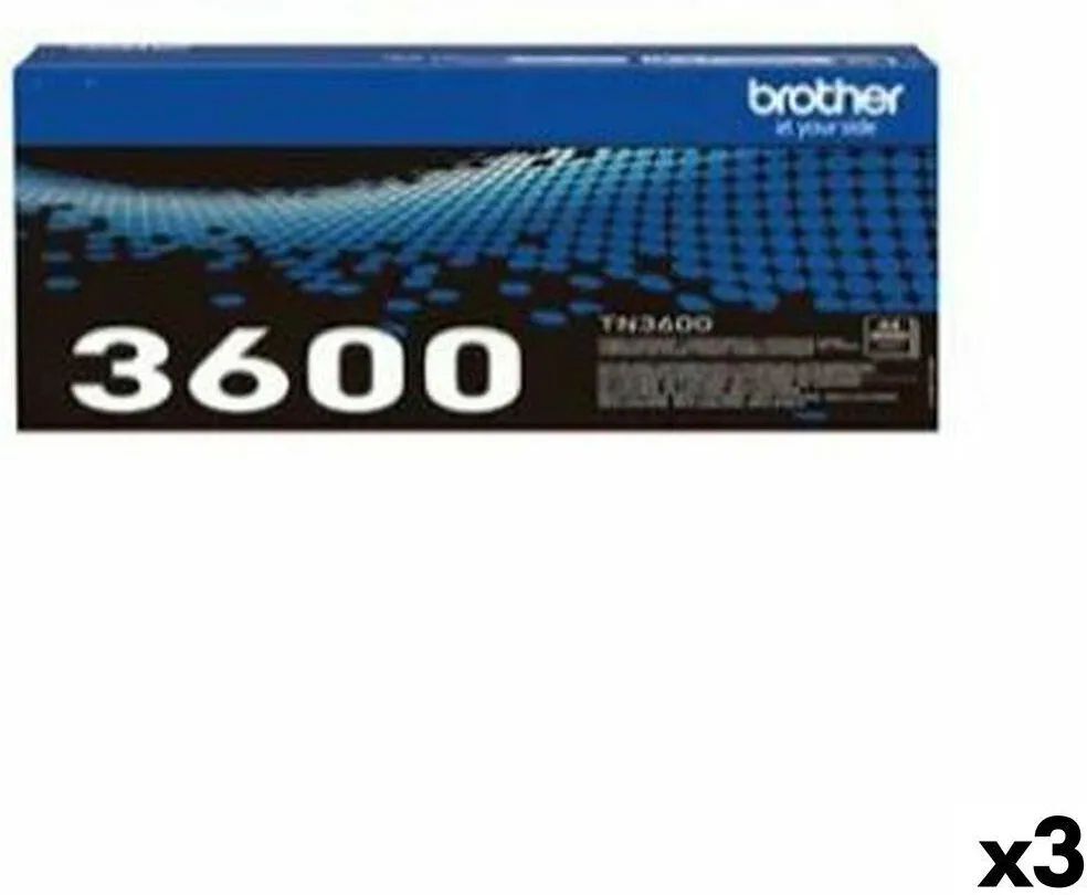 Картридж Brother TN-3600BK черный 3шт.