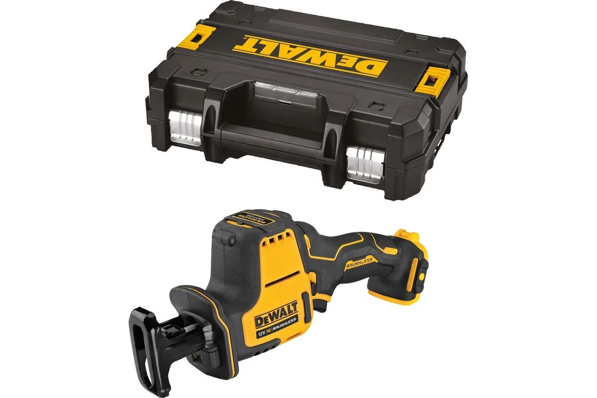 Аккумуляторная сабельная пила Dewalt DCS312NT, без АКБ и ЗУ, в кейсе