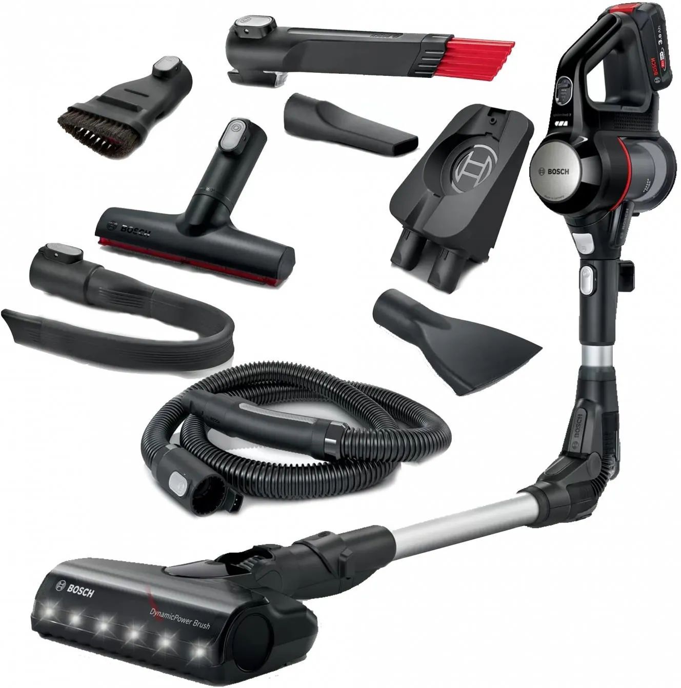 Вертикальный пылесос Bosch Unlimited 7 BCS711EXT (с дополнительной комплектацией)