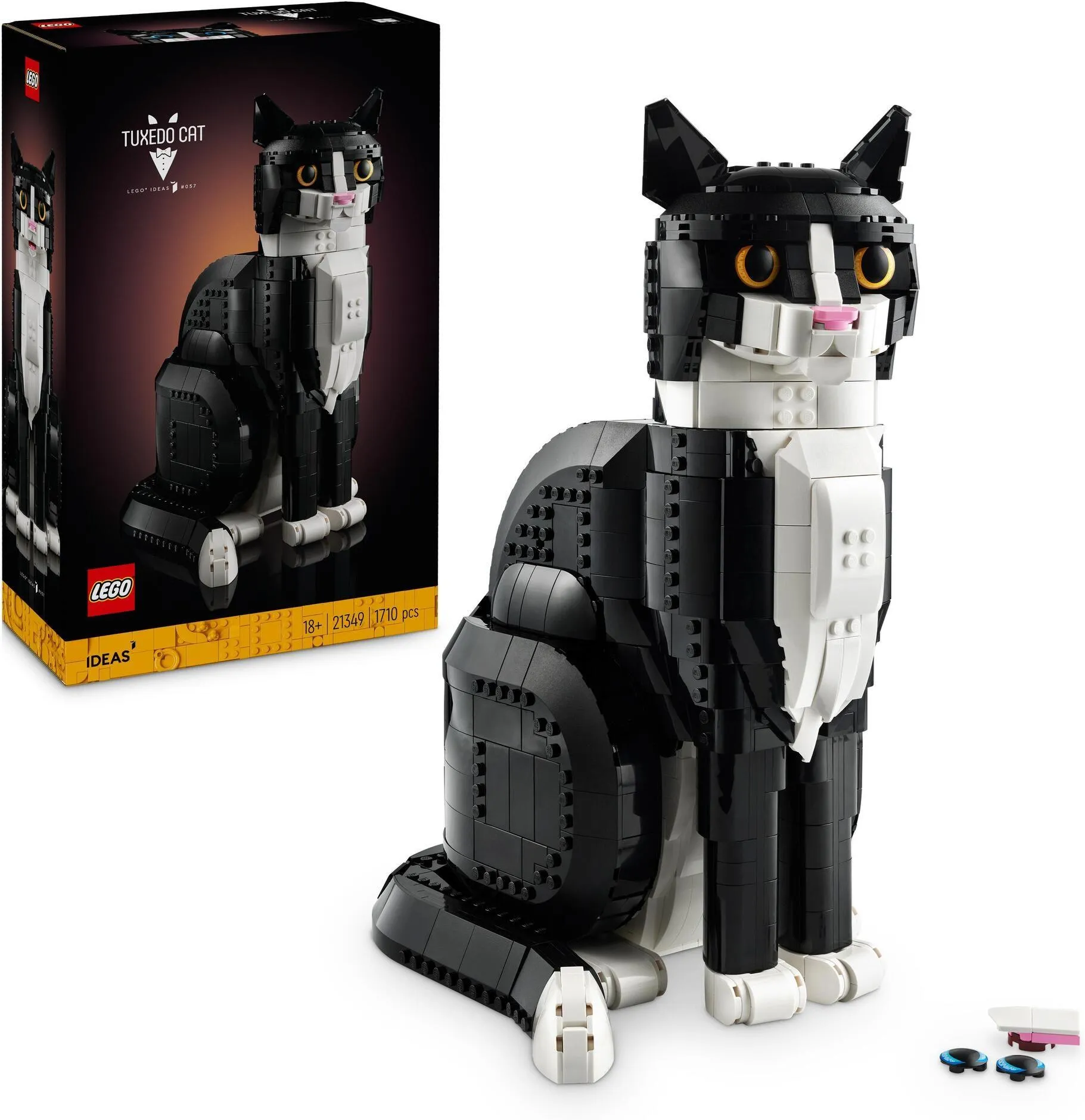 Конструктор LEGO Ideas Кот окраса Смокинг 21349