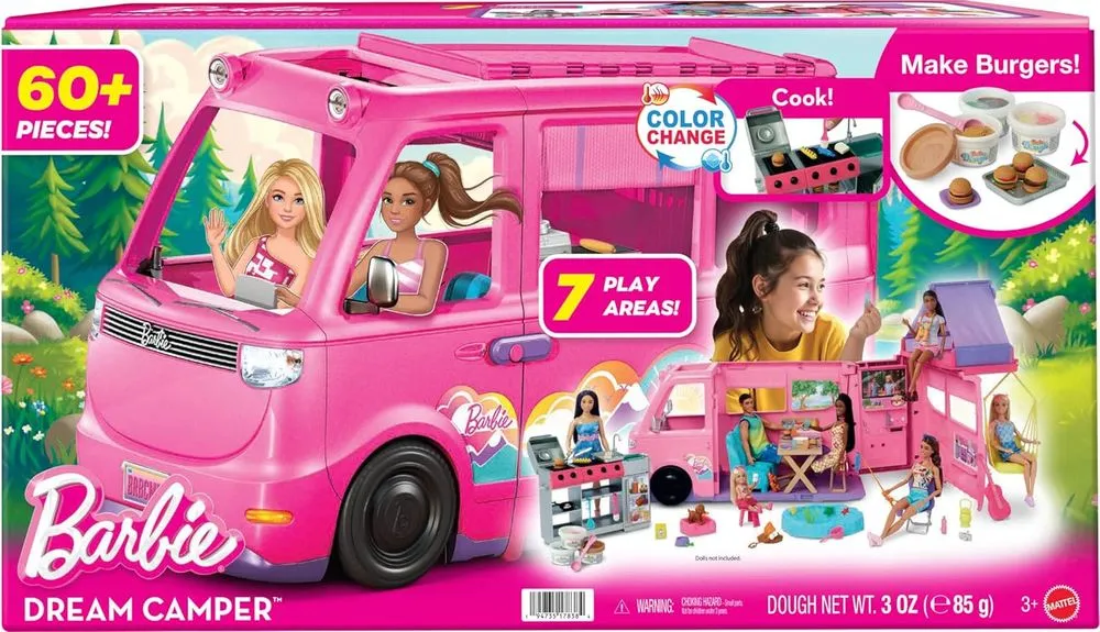 Барби Кемпер DreamCamper 2025, с аксессуарами HRJ78