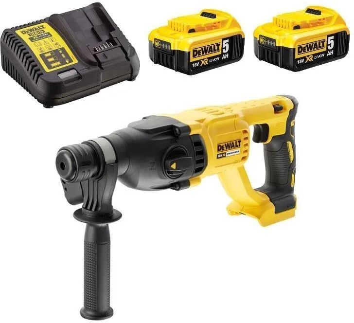 Аккумуляторный перфоратор DeWalt DCH133P2, с 2хАКБ и ЗУ
