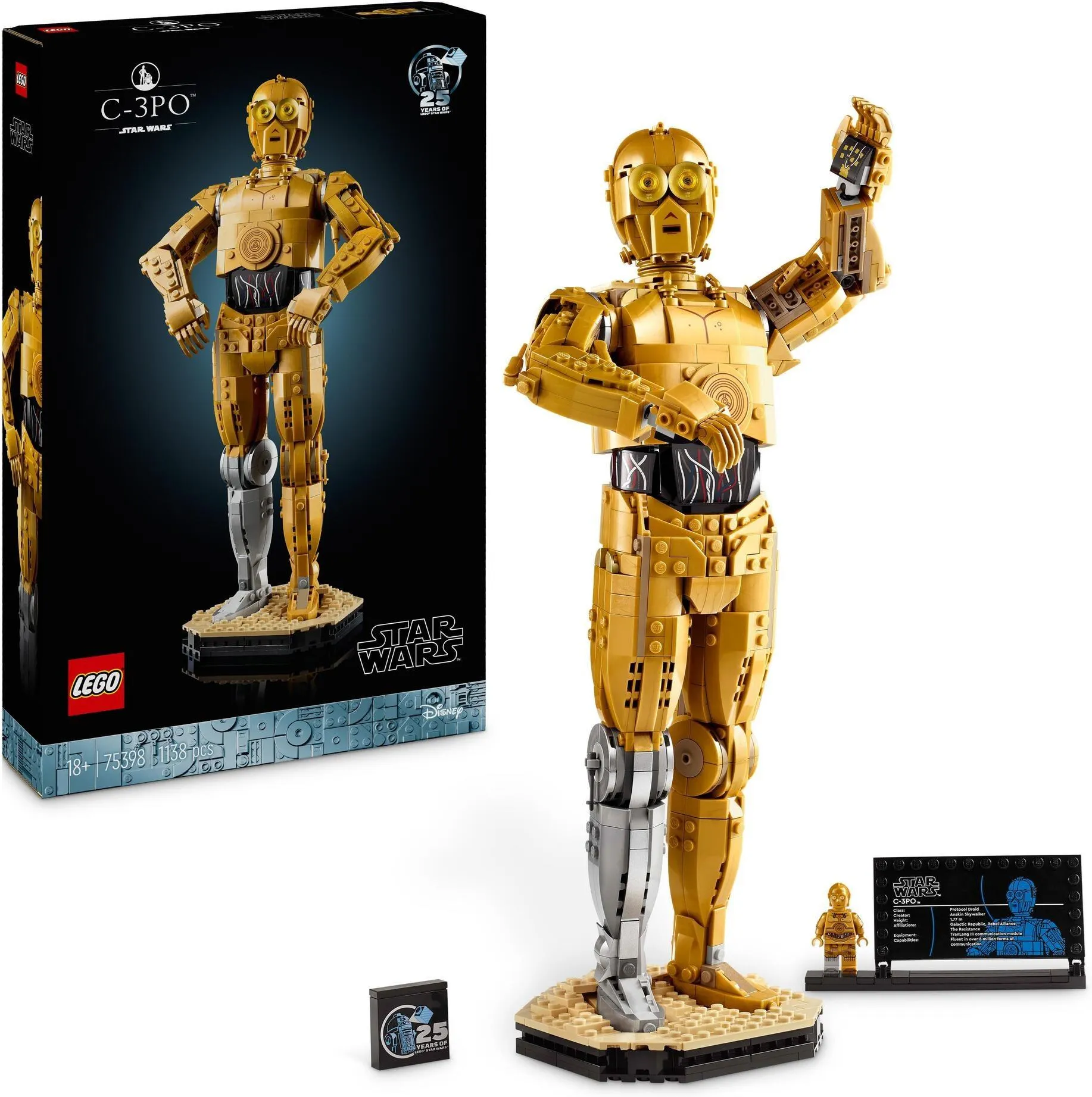 Конструктор LEGO Звёздные войны C-3PO 75398