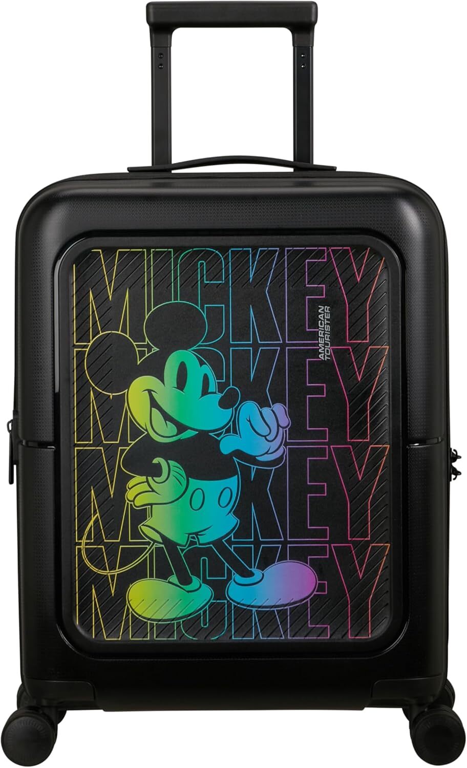 American Tourister Dashpop Disney - Spinner S расширяемая ручная кладь, 55 см, 41/47 л Mickey Neon Gradient