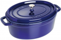Чугунная овальная кастрюля Staub Cocotte Ø 31 см, гранатовая 40510-289-0