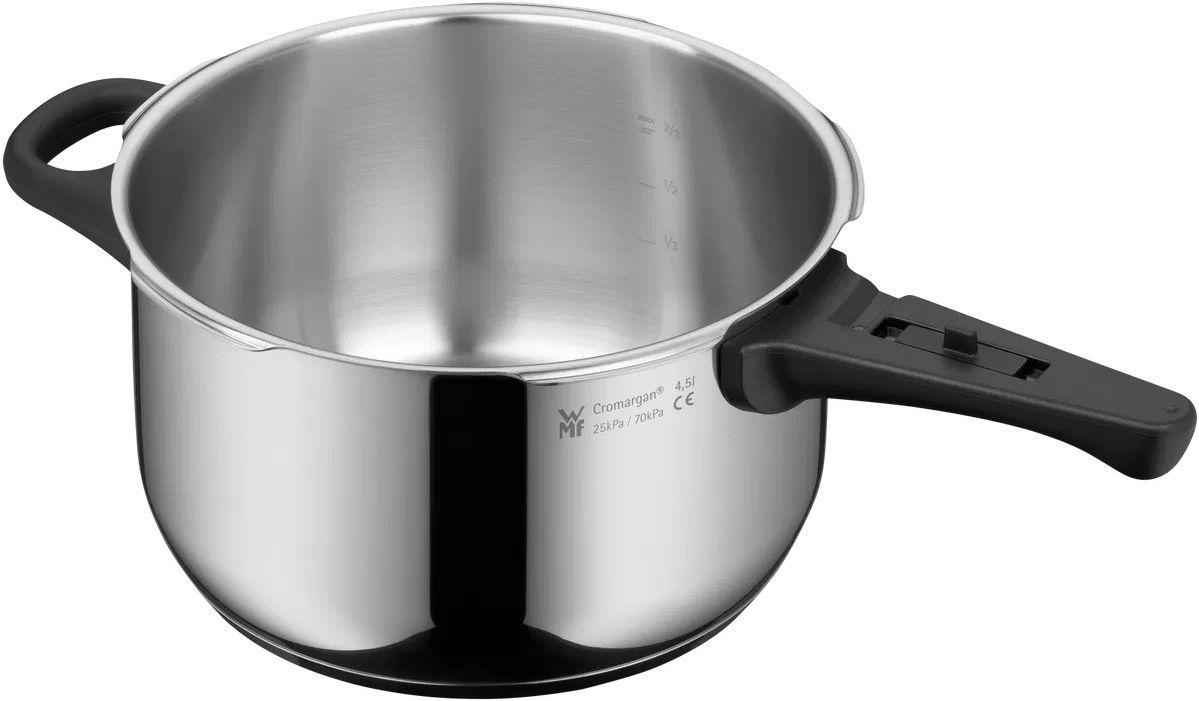 Корпус скороварки WMF Perfect 0792620000 4,5л, черно-серебристый