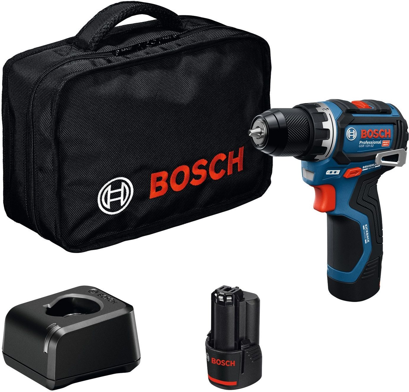 Аккумуляторная дрель-шуруповерт Bosch GSR 12V-32 06019N7003