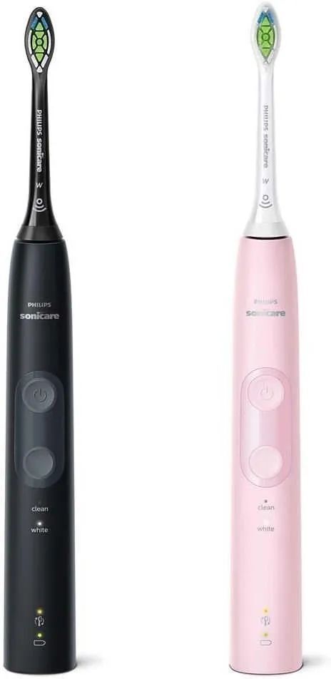 Электрическая зубная щетка PHILIPS Sonicare ProtectiveClean 4500 HX6830/35, розовый/черный