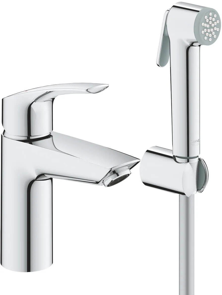 Смеситель для раковины с биде Grohe S Eurosmart Chrom 23124003