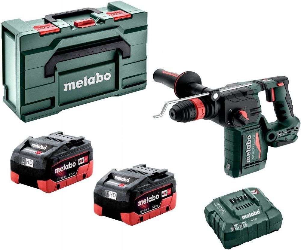 Аккумуляторный перфоратор Metabo KH 18 LTX BL 24 Q 601714660 с АКБ и ЗУ в кейсе