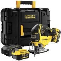 Аккумуляторный лобзик Stanley FATMAX V20 SFMCS650M2K 18 В, 2×4,0 А·ч АКБ, ЗУ, кейс