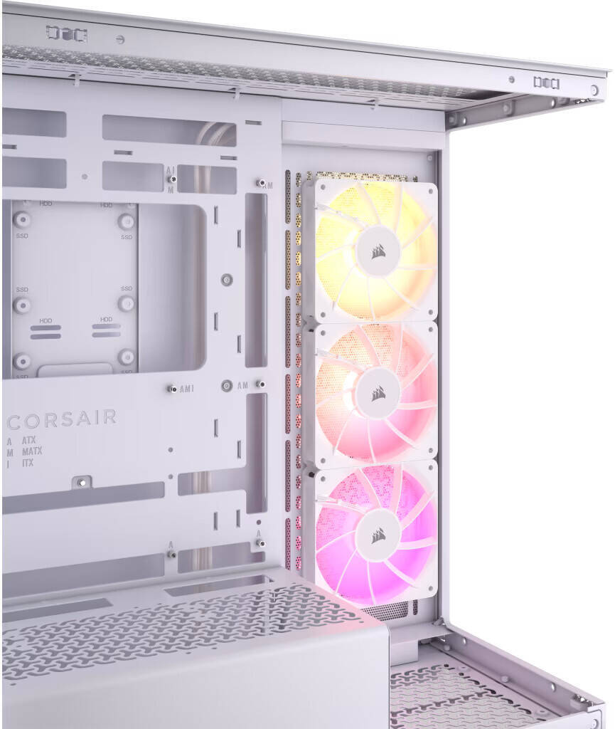 Корпус Corsair 3500X ARGB Miditower Белый (CC9011279WW)