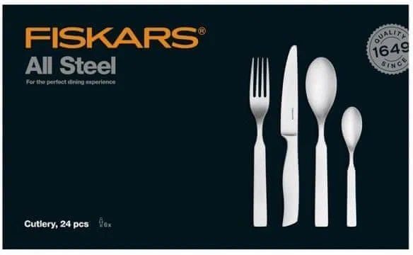 Набор столовых приборов Fiskars All Steel 24 предмета