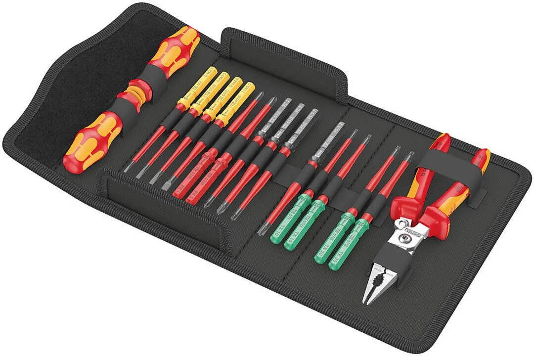 Wera Werk Набор Инструментов Kraftform Kompakt Vde 17 Extra Slim 1 Tool Finder