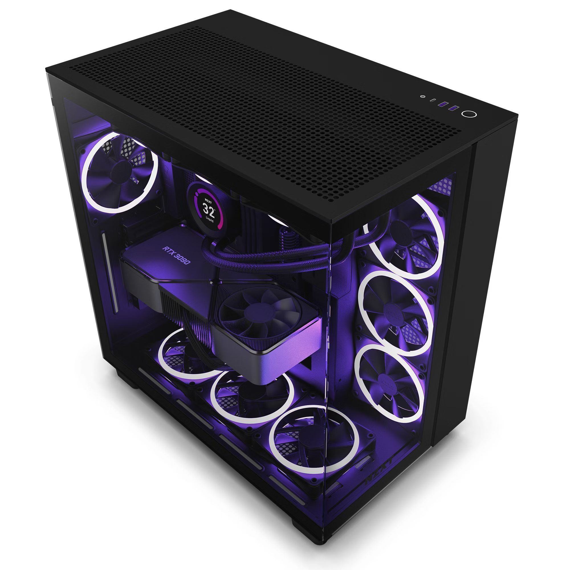 Компьютерный корпус NZXT H9 Flow Case, black