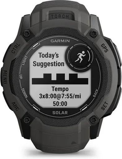 Смарт-часы Garmin Instinct 2X Solar Graphite Солнечный графит