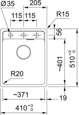 Кухонная раковина Franke Maris MRG 610-37 114.0661.777, Каменный серый