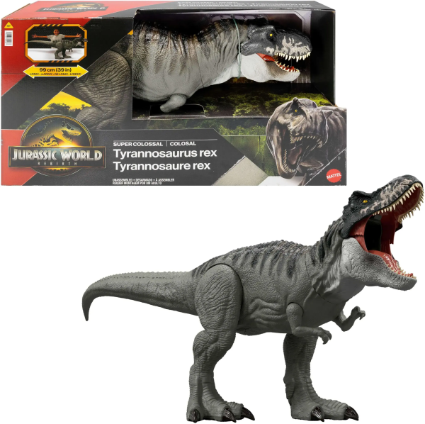 Динозавр Mattel Jurassic World Rebirth колоссальный тираннозавр JBG52