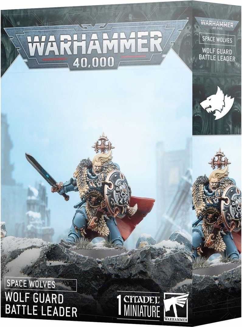 Набор миниатюр Games Workshop Warhammer 40k Space Wolves Wolf Guard Battle Leader