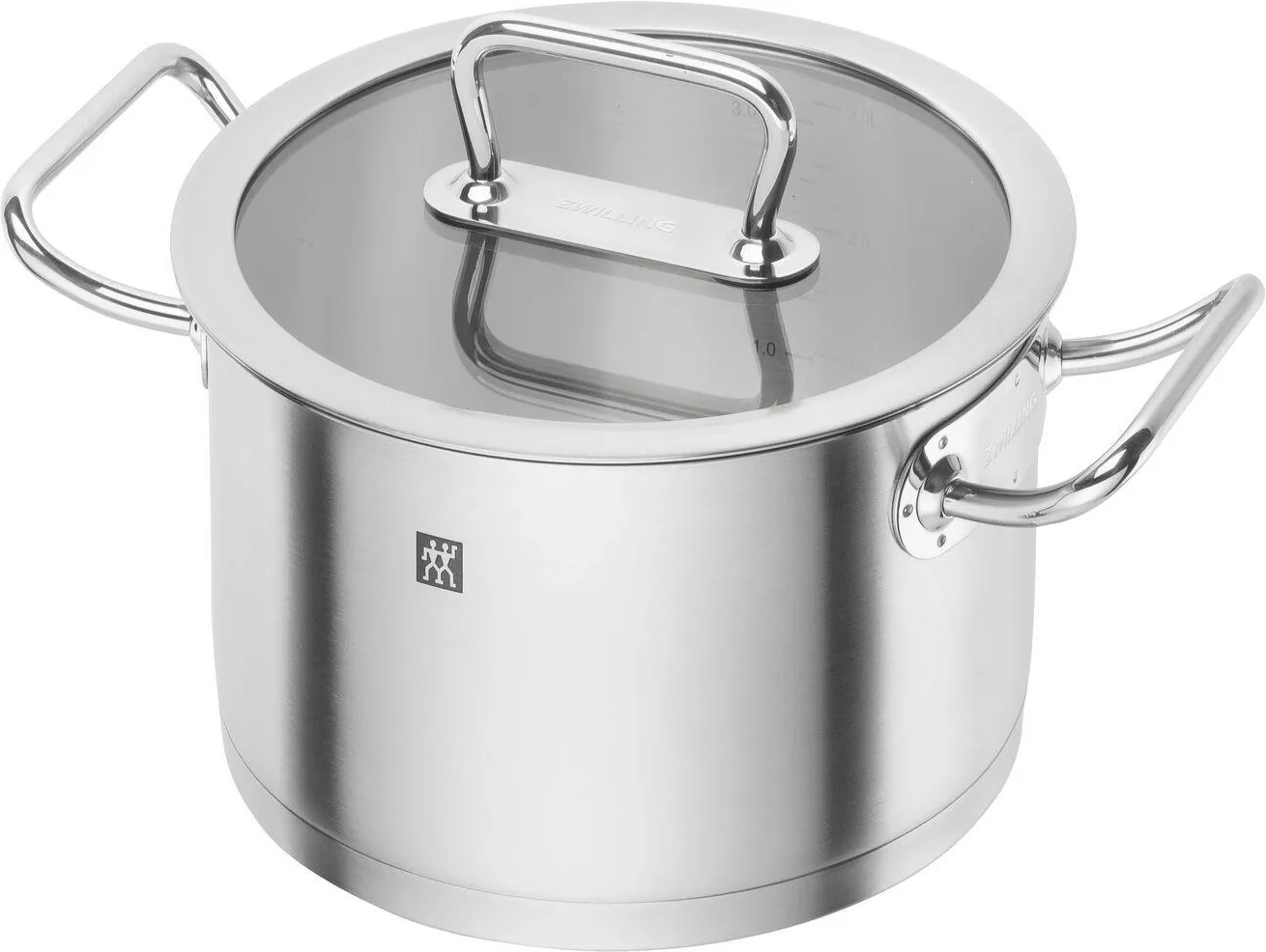 Высокая кастрюля Zwilling Pro, 3.5 л, со стеклянной крышкой