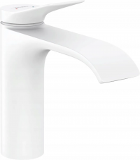 Смеситель для раковины Hansgrohe Vivenis 110, белый матовый 75020700