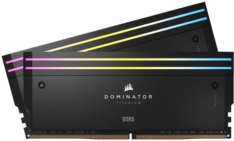 Оперативная память Corsair DOMINATOR TITANIUM RGB 48GB 2x24GB DDR5 7200MT/s (CMP48GX5M2X7200C36)