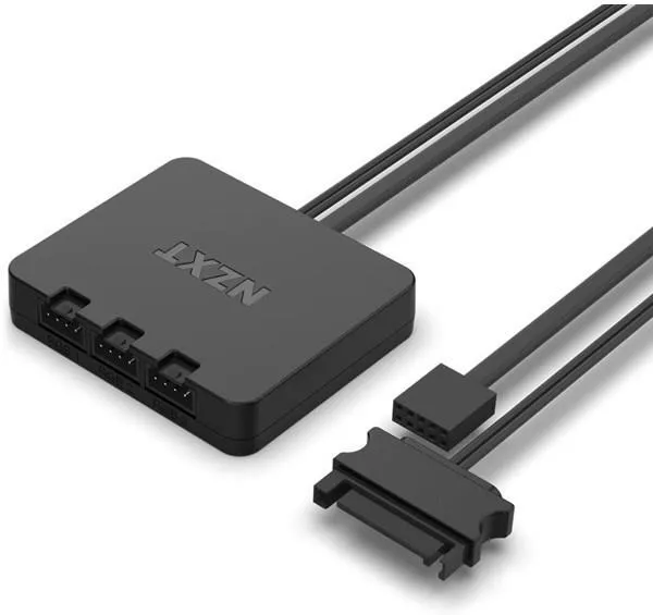 Комплект вентиляторов NZXT F120 RGB, 3×120 мм, чёрный, с контроллером