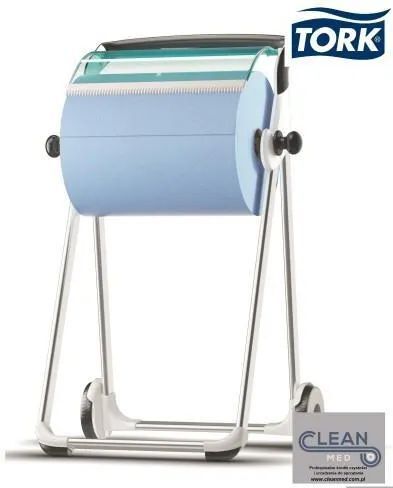 Tork Напольная стойка для протирочных материалов, белая/синяя, W1 (652000)