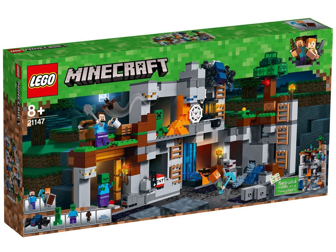LEGO Minecraft 21147 Приключения в шахтах